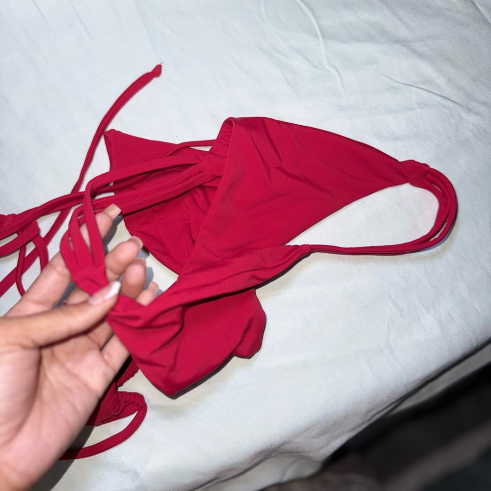 Red Bikini Set - Picture 2 of 3